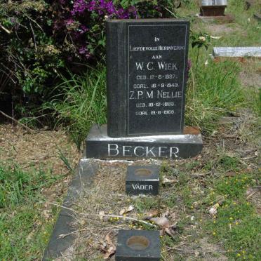 BECKER W.C. 1887-1943 :: BECKER Z.P.M 1883-1969