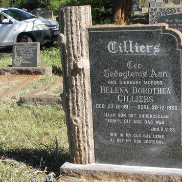 CILLIERS Helena Dorothea 1911-1960