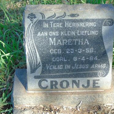 CRONJE Maretha 1956-1964