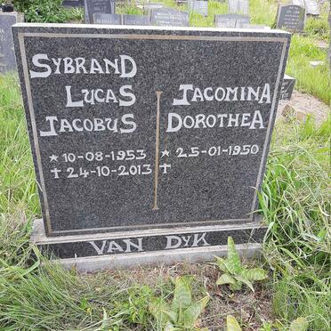 DYK Sybrand Lucas Jacobus, van 1953-2013 &amp; Jacomina Dorothea 1950-
