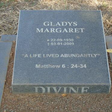 DIVINE Gladys Margaret 1930-2009