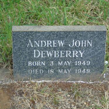 DEWBERRY Andrew John 1949-1949