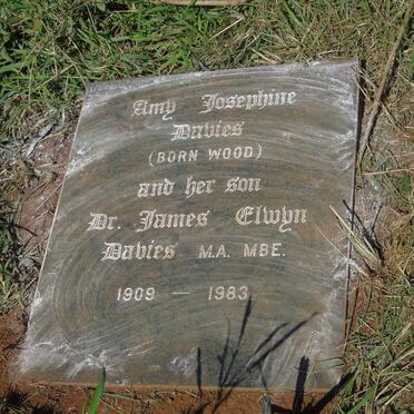 DAVIES Amy Josephine nee WOOD :: DAVIES James Elwyn 1909-1983