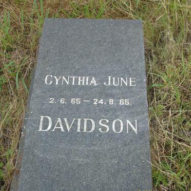 DAVIDSON Cynthia June 1965-1965