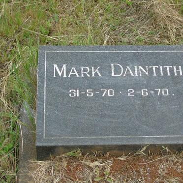DAINTITH Mark 1970-1970