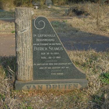 DRUTEN Patrick Seamus, van 1903-1960