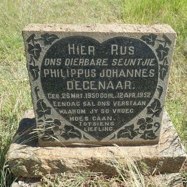 DEGENAAR Philippus Johannes 1950-1952