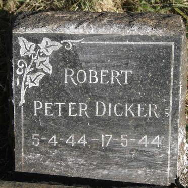 DICKER Robert Peter 1944-1944