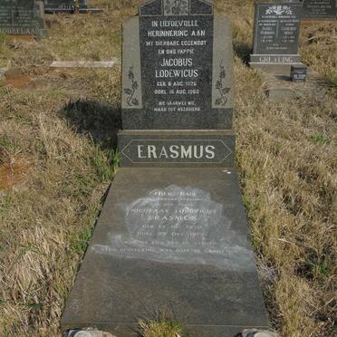 ERASMUS Jacobus Lodewicus 1925-1960 :: ERASMUS Nicolaas Lodevicus 1930-1972
