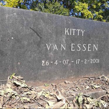ESSEN Kitty, van 1907-2001
