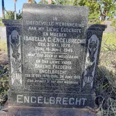 ENGELBRECHT Barend Frederik 1870-1949 & Isabella C. 1878-1945