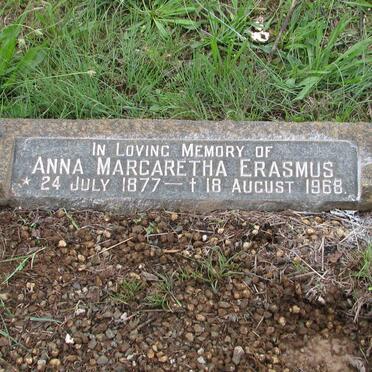 ERASMUS Anna Margaretha 1877-1968
