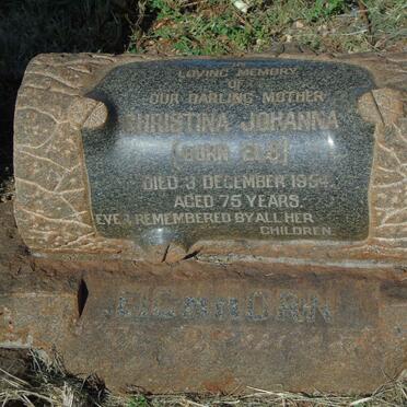 EICHHORN Christina Johanna nee ELS -1954