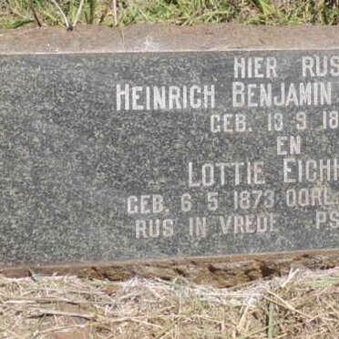 EICHHORN Heinrich Benjamin 1862- &amp; Lottie 1873-1956