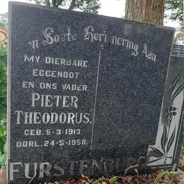 FURSTENBURG Pieter Theodorus 1913-1958