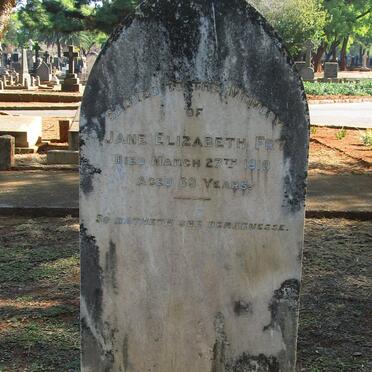 FRY Jane Elizabeth -1910