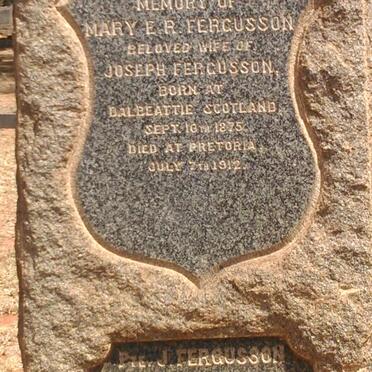 FERGUSSON Joseph -1917 &amp; Mary E.R. 1875-1912