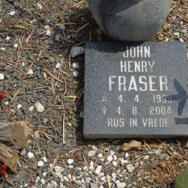 FRASER John Henry 1939-2004