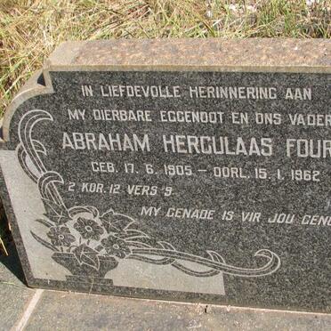 FOURIE Abraham Herculaas 1905-1962