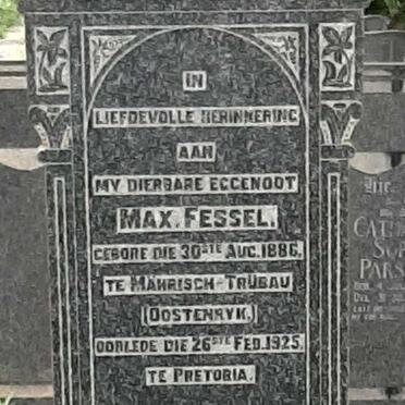FESSEL Max. 1886-1925