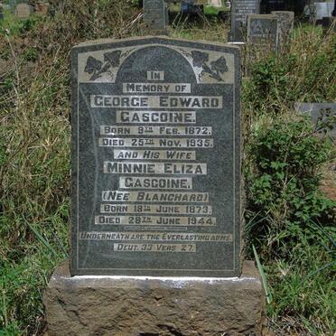GASCOINE George Edward 1872-1935 & Minnie Eliza BLANCHARD 1873-1944