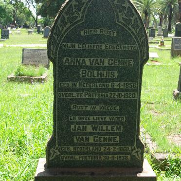 GENNE Jan Willem, van 1860-1938 &amp; Anna BOLHUIS 1856-1920