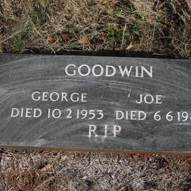 GOODWIN George -1953 :: GOODWIN Joe -1981