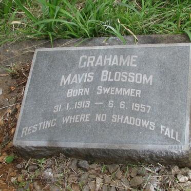 GRAHAME Mavis Blossom nee SWEMMER 1913-1957