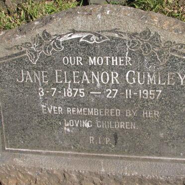 GUMLEY Jane Eleanor 1875-1957