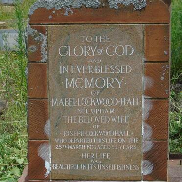 HALL Joseph, LOCKWOOD 1873-1941 & Mable UPHAM -1935_2