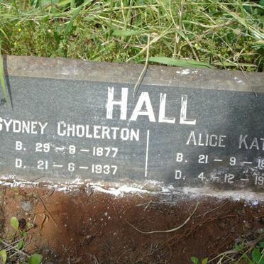 HALL Sydney Cholerton 1877-1937 & Alice Kate 1880-1959