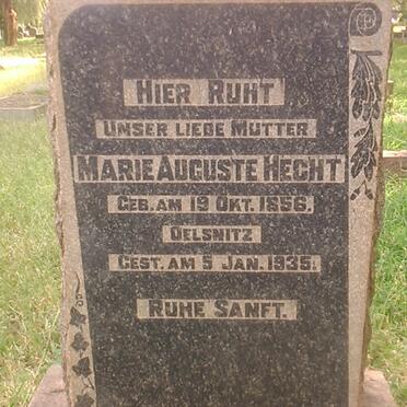 HECHT Marie Auguste 1856-1935