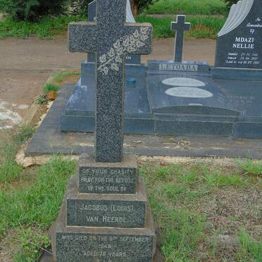 HEERDE Jacobus, van -1948