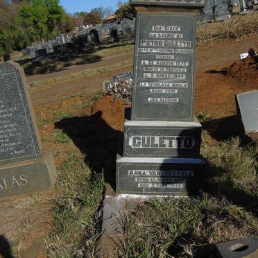 HEERDEN Anna, van 1862-1949 : CULETTO Pietro 1875-1944