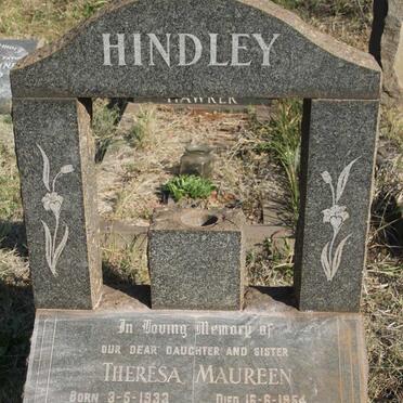 HINDLEY Theresa Maureen 1933-1954