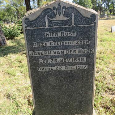 HOEK Joseph, van der 1899-1917
