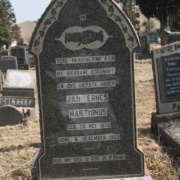 HOFFMAN Jan Ernes Marthinus 1872-1952