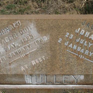 HULLEY Donald Macgregor 1893-1948 &amp; Jacoba Johanna 1890-1951