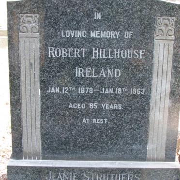 IRELAND Robert Hillhouse 1878-1963 &amp; Jeanie Struthers 1878-1970