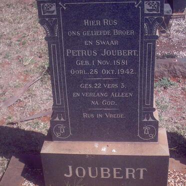 JOUBERT Petrus 1881-1942