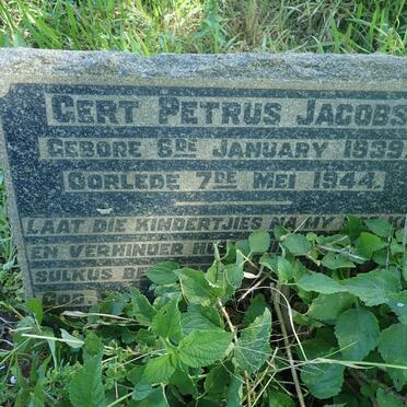 JACOBS Gert Petrus 1939-1944