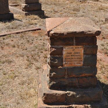 JONES Jane nee MCKENZIE 1849-1932