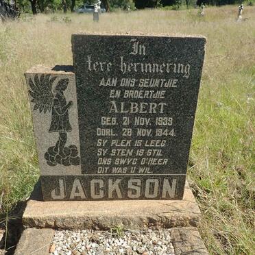 JACKSON Albert 1939-1944