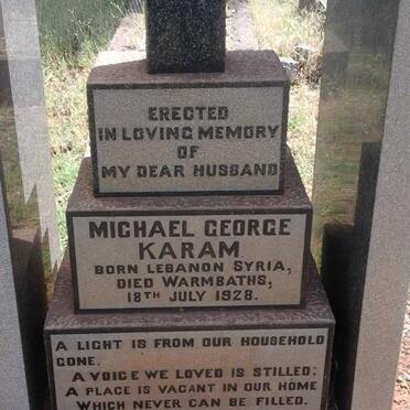 KARAM Michael George -1928