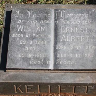 KELLETT William 1869-1950 :: KELLETT Ernest Albert 1904-1967