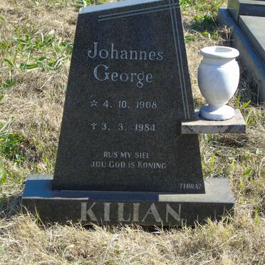KILIAN Johannes George 1908-1984