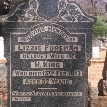 KING Lizzie Foreman -1913