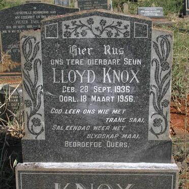 KNOX Lloyd 1936-1956