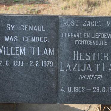 LAM Willem, 't 1898-1979 &amp; Hester Lazija VENTER 1903-1968