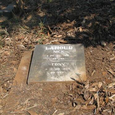 LAHOUD Nick -1961 :: LAHOUD Tony -1989